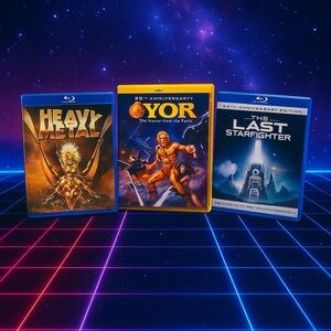 Cult 80s Sci-Fi Blu-ray Bundle – Heavy Metal, Yor, Last Starfighter